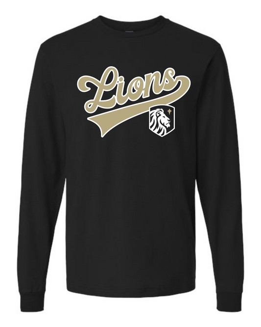 ADULT and YOUTH SIZES - Long Sleeve T-Shirt - Script Logo