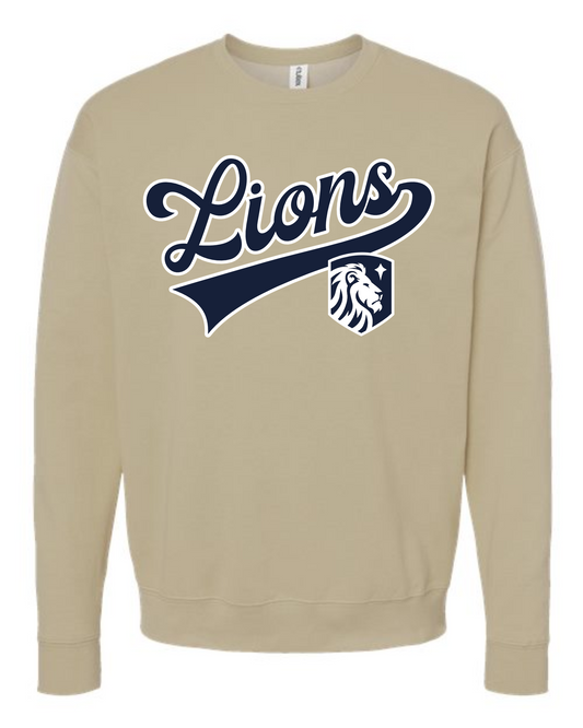 ADULT SIZES Crewneck Sweatshirt - Script Print