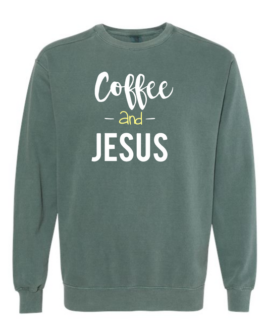 Coffee and Jesus - Comfort Colors