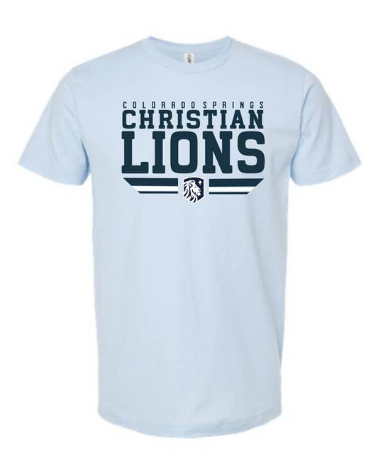 ADULT and YOUTH SIZES - Short Sleeve T-Shirt - Christian Lions