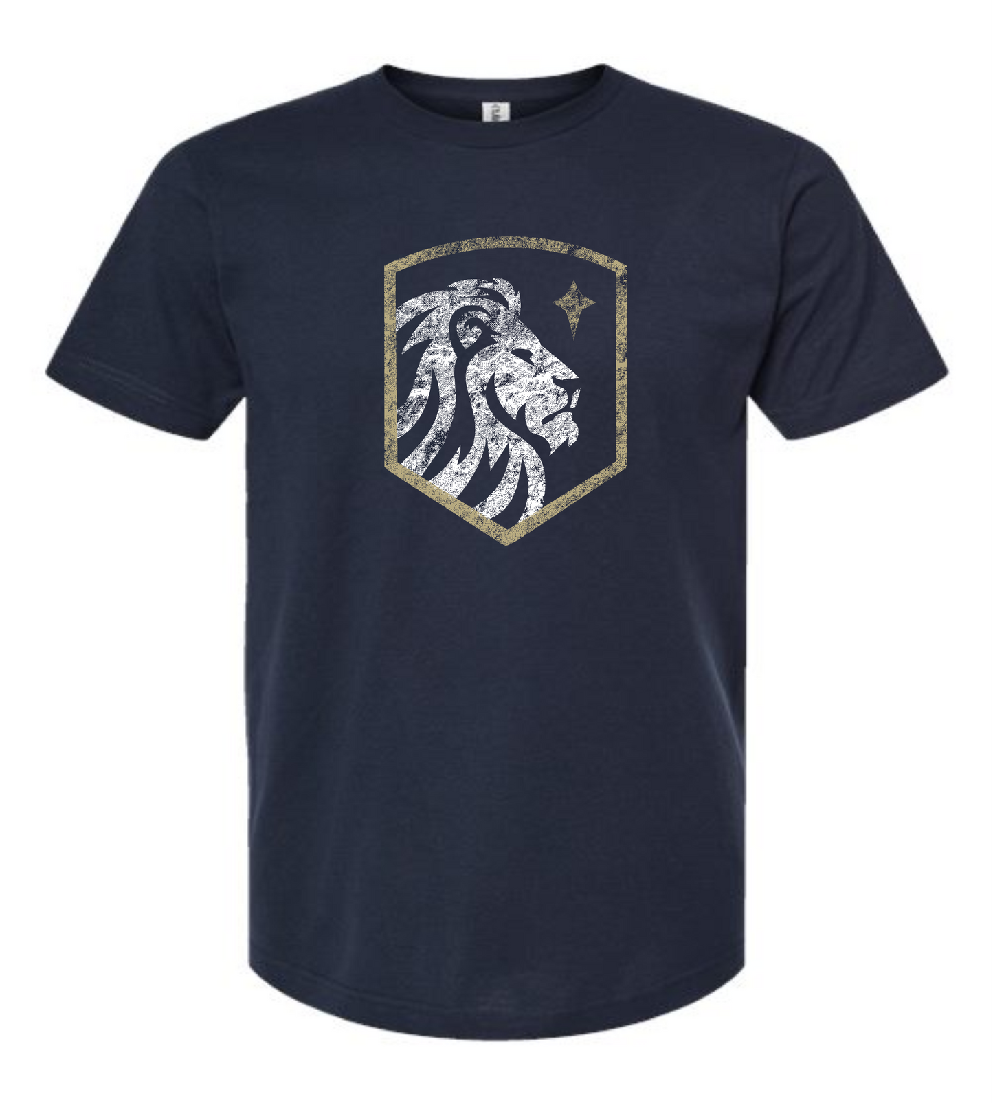ADULT and YOUTH SIZES - Short Sleeve T-Shirt - Distress Crest