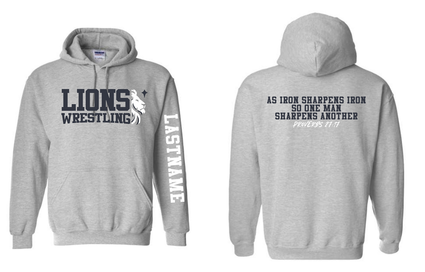 CSCS Wrestling - Grey Hoodie