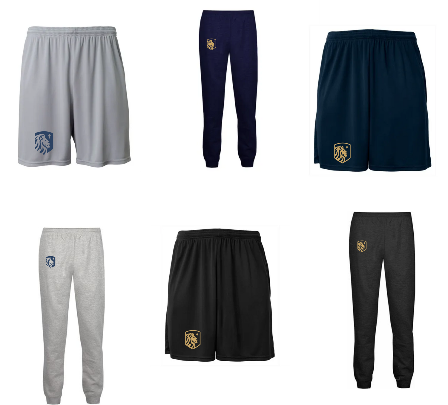 Sweat pants and shorts