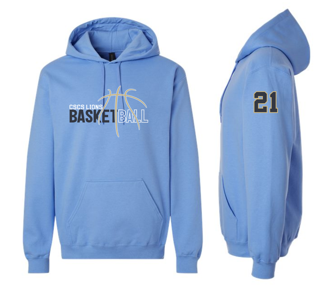 CSCS 5th grade basketball Hoodies