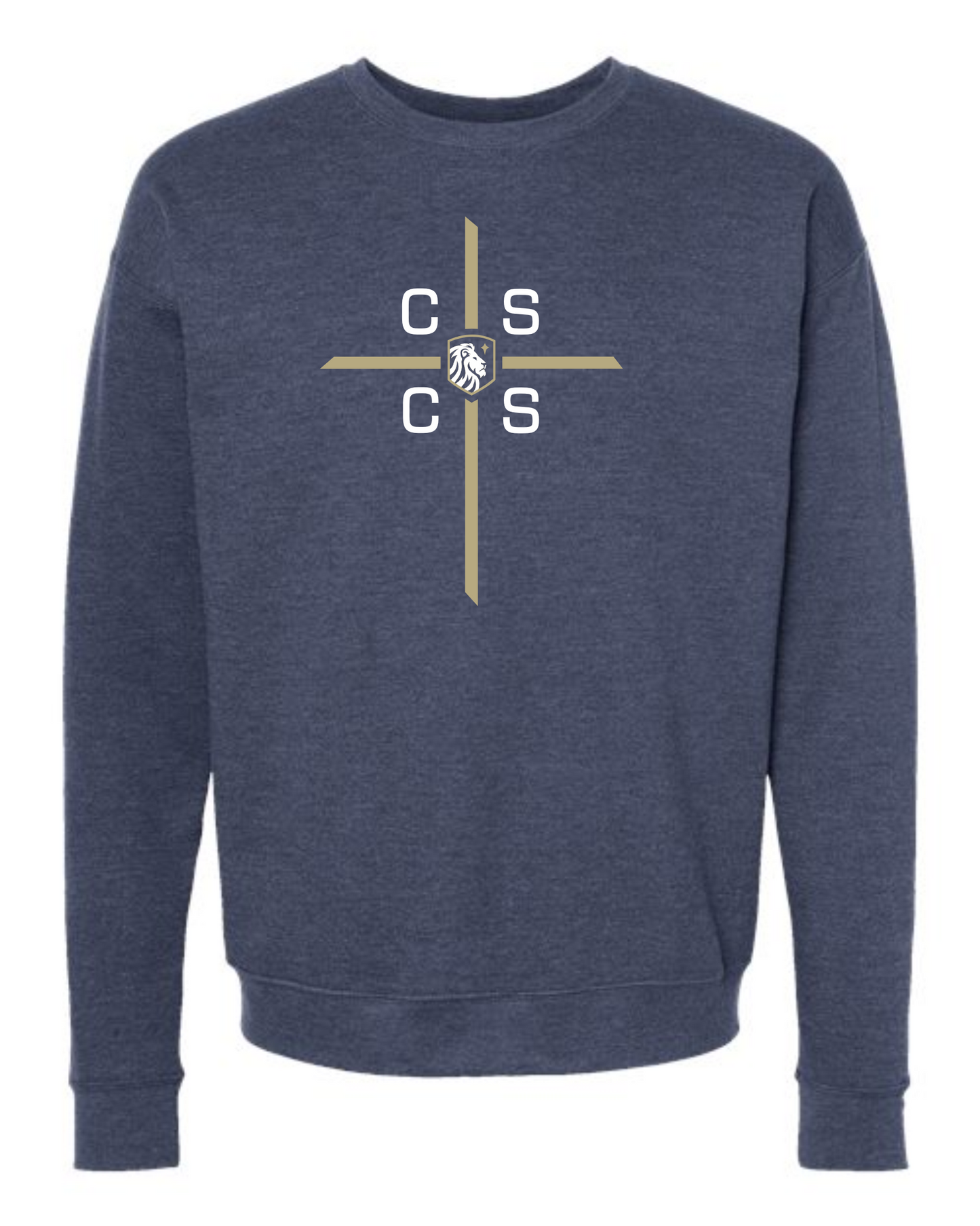 ADULT SIZES - Crewneck Sweatshirt - Cross Print