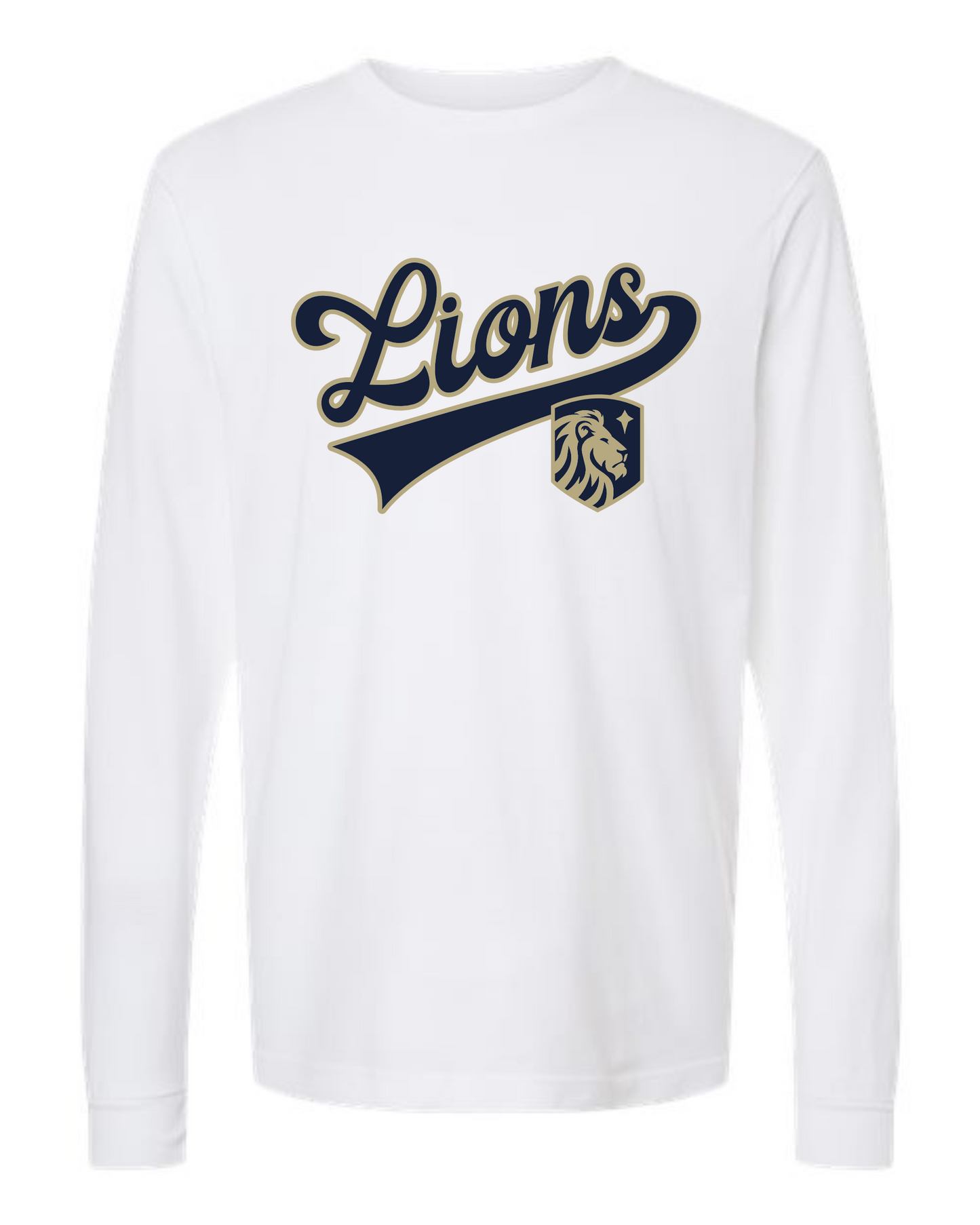 ADULT and YOUTH SIZES - Long Sleeve T-Shirt - Script Logo