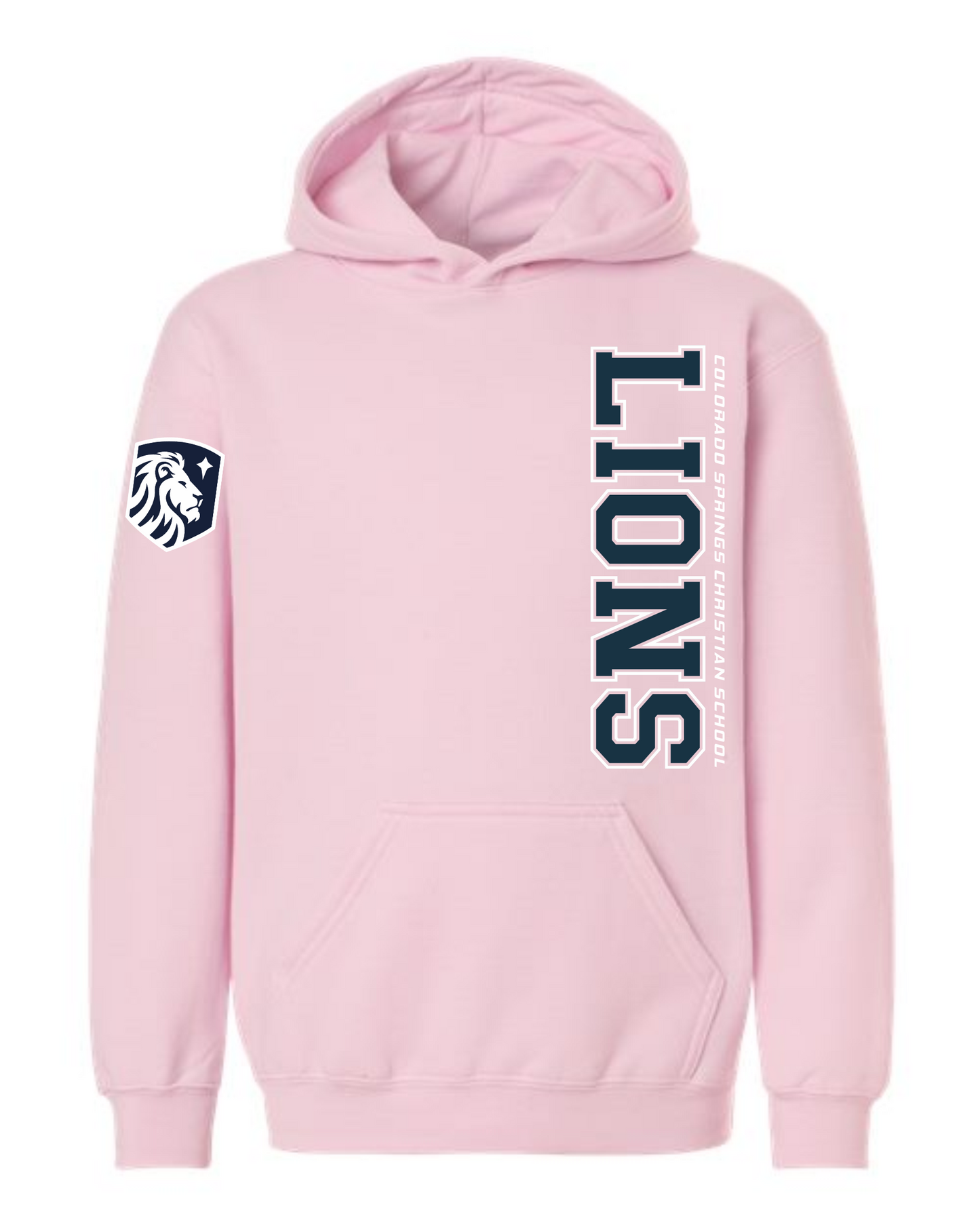 ADULT and YOUTH Sizes - Hoodies - Vertical Print