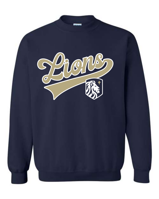 ADULT SIZES Crewneck Sweatshirt - Script Print
