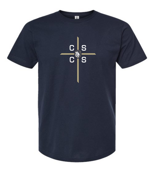 ADULT and YOUTH SIZES - Short Sleeve T-shirt - CSCS Cross