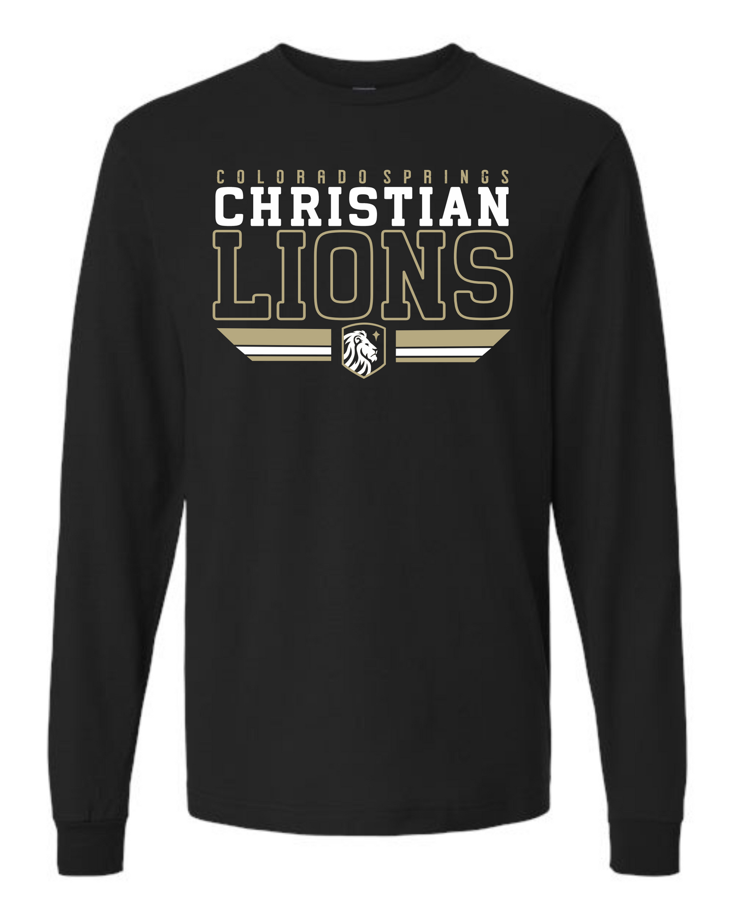 ADULT and YOUTH SIZES - Long Sleeve T-Shirt - Christian Lions