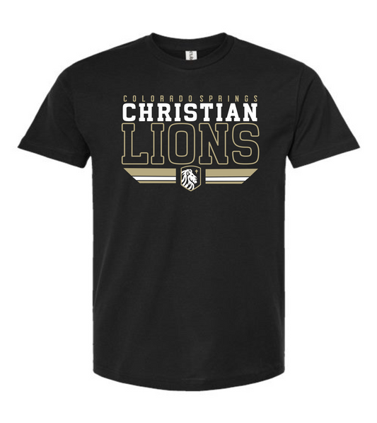ADULT and YOUTH SIZES - Short Sleeve T-Shirt - Christian Lions