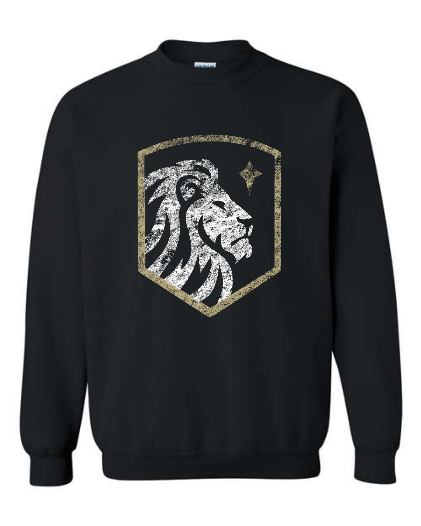ADULT SIZES - Crewneck - Distressed Crest Print