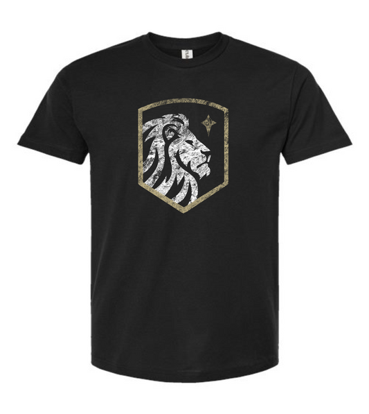 ADULT and YOUTH SIZES - Short Sleeve T-Shirt - Distress Crest