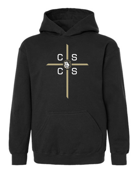 ADULT and YOUTH Sizes - Hoodies - CSCS cross logo