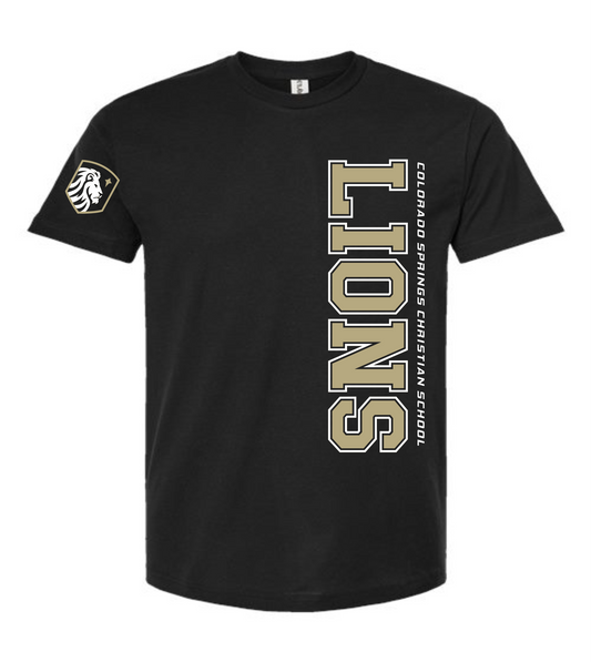 ADULT and YOUTH SIZES - Short Sleeve T-Shirt - Vertical Print