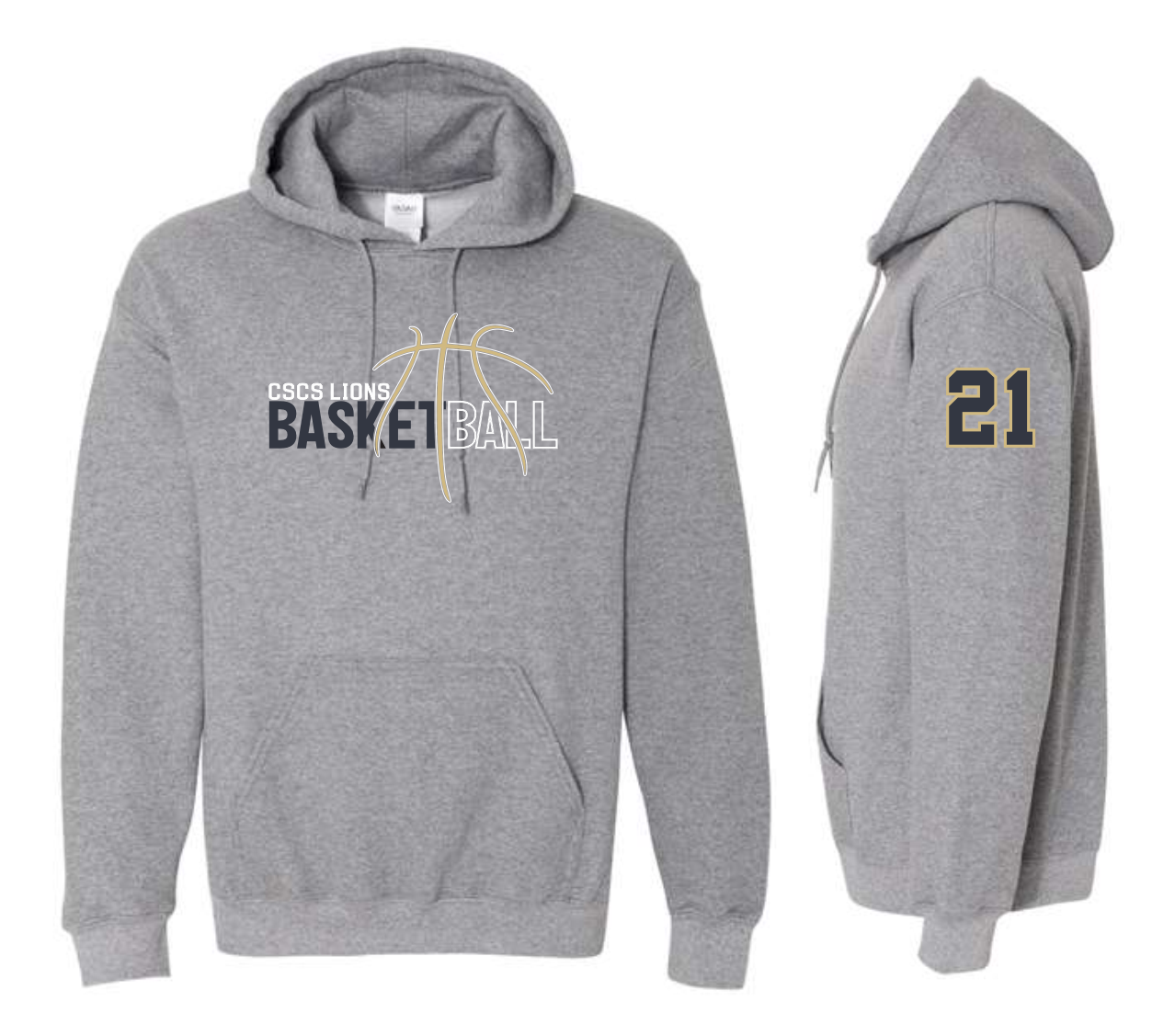 CSCS 5th grade basketball Hoodies