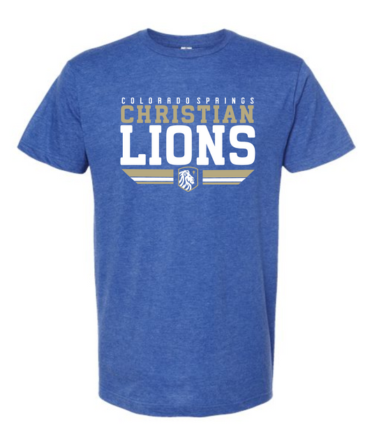 YOUTH SIZES - Short Sleeve T-Shirt - Christian Lions