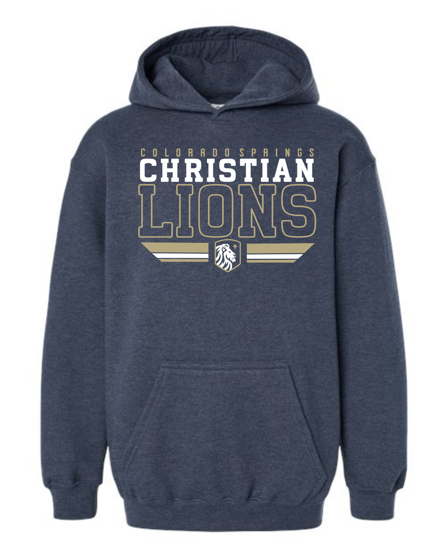 ADULT and YOUTH Sizes - Hoodies - Christian Lions Print