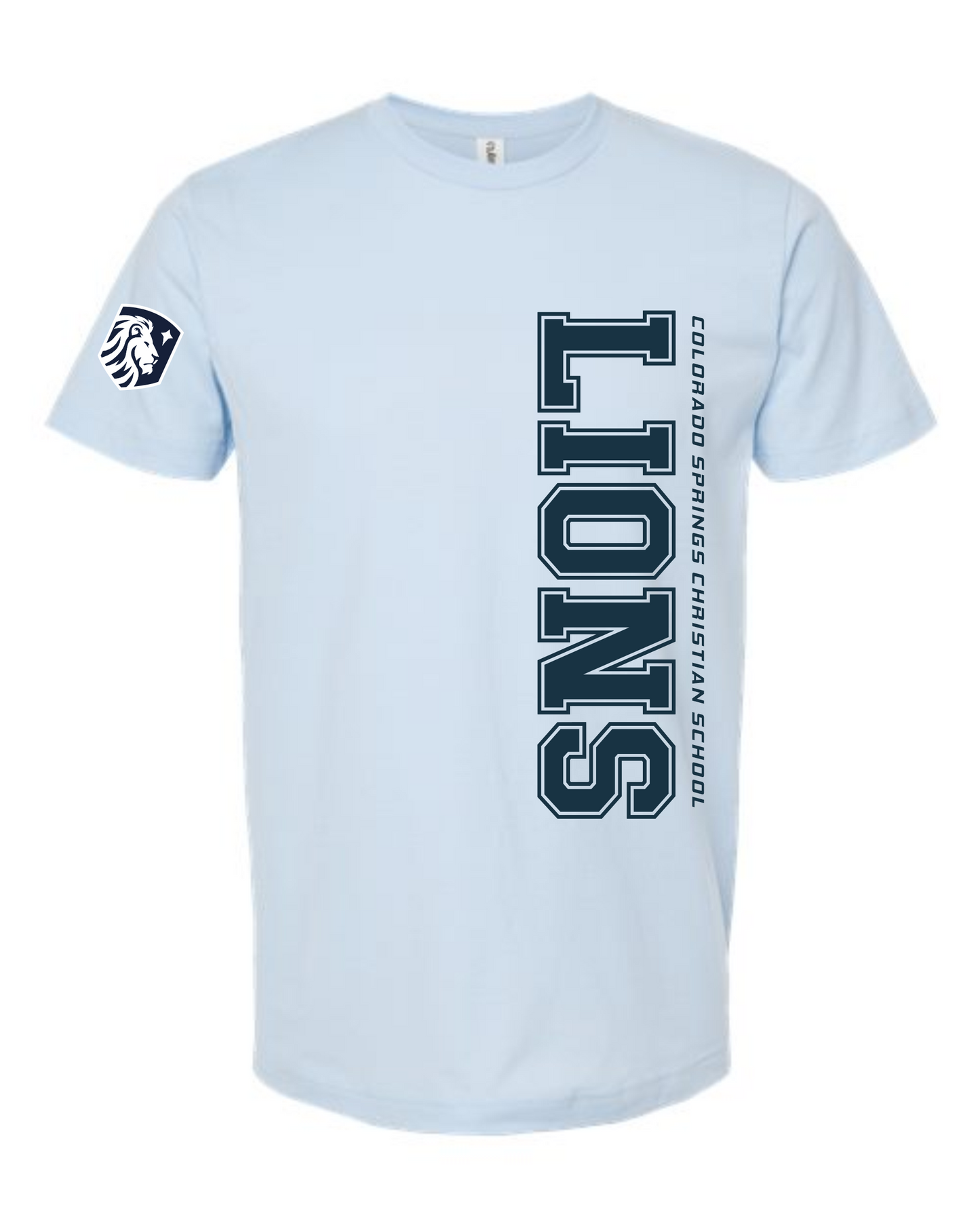 ADULT and YOUTH SIZES - Short Sleeve T-Shirt - Vertical Print