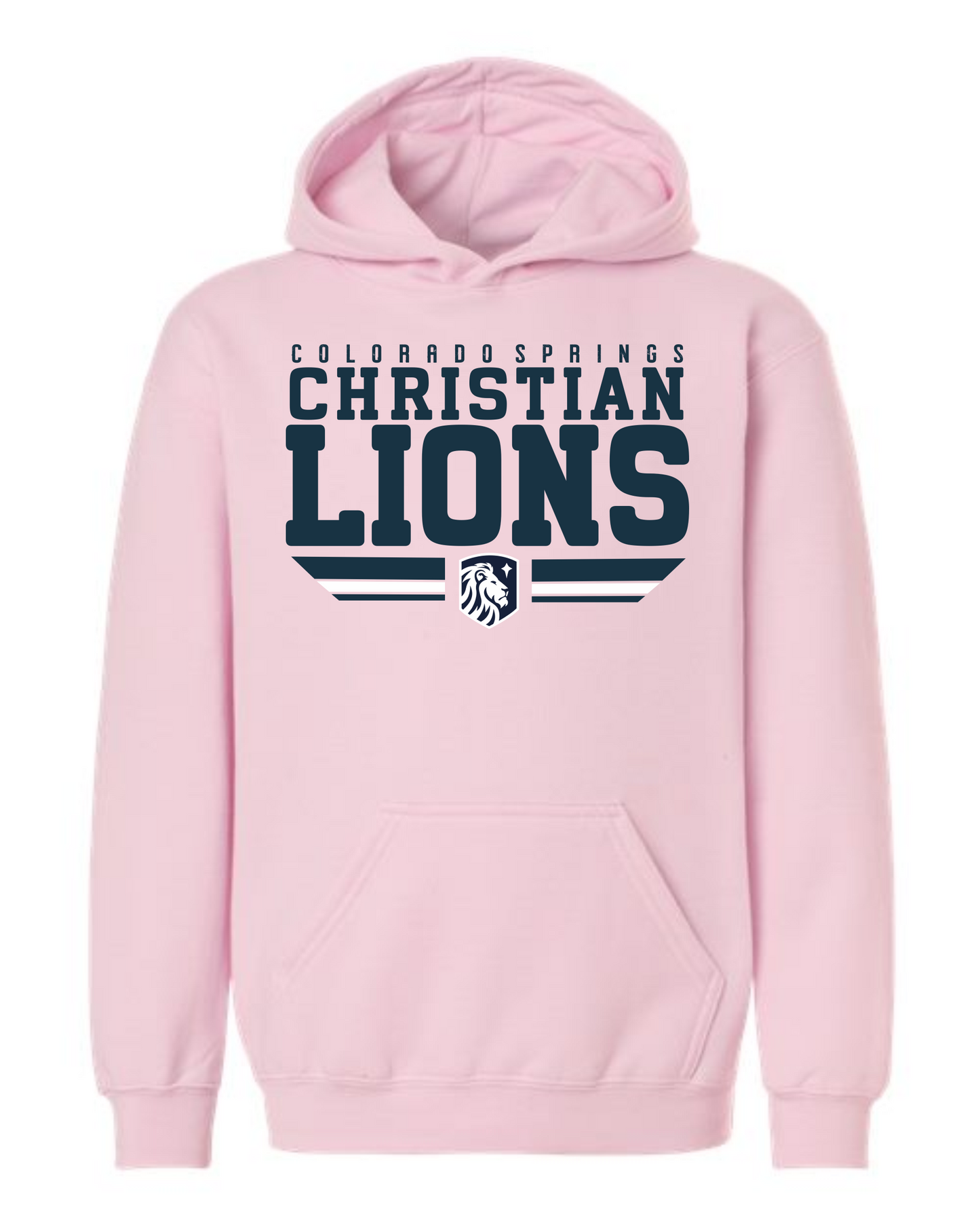 ADULT and YOUTH Sizes - Hoodies - Christian Lions Print