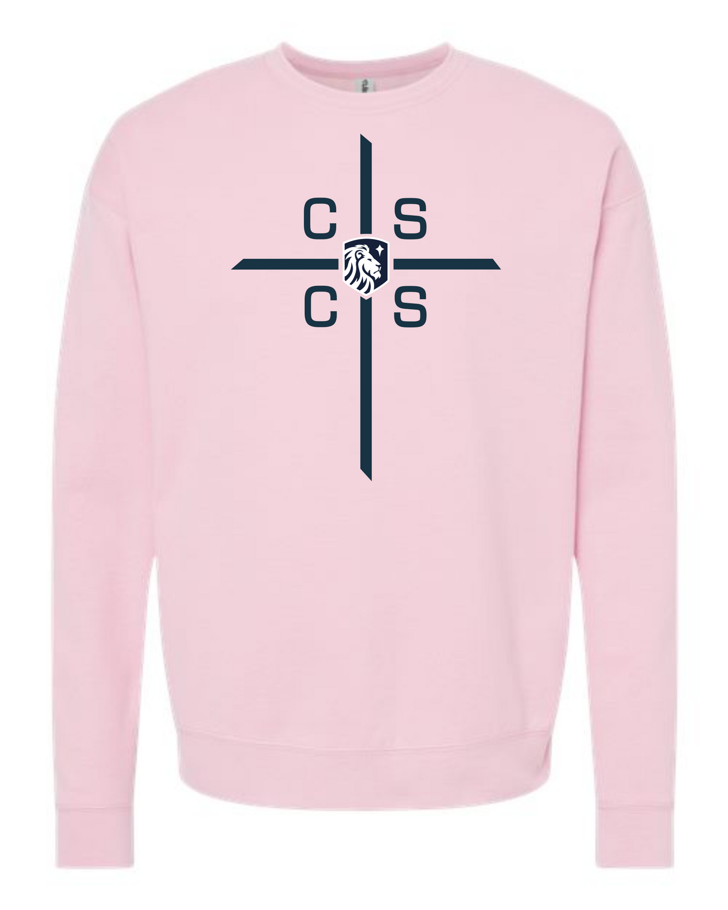ADULT SIZES - Crewneck Sweatshirt - Cross Print
