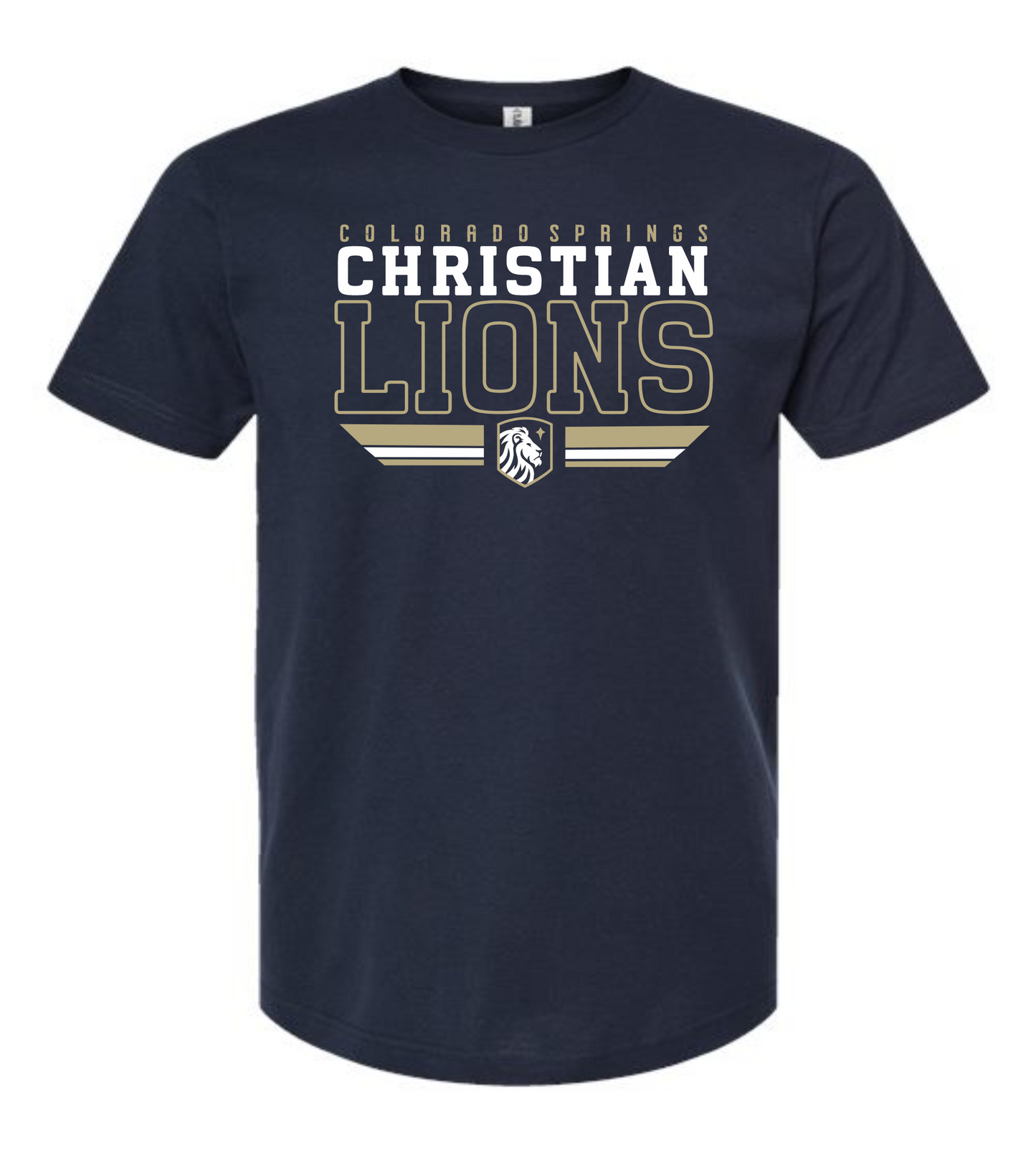 ADULT and YOUTH SIZES - Short Sleeve T-Shirt - Christian Lions