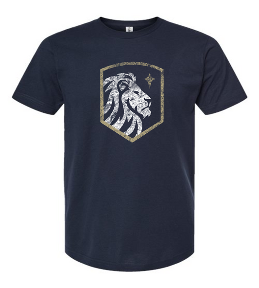 ADULT and YOUTH SIZES - Short Sleeve T-Shirt - Distress Crest