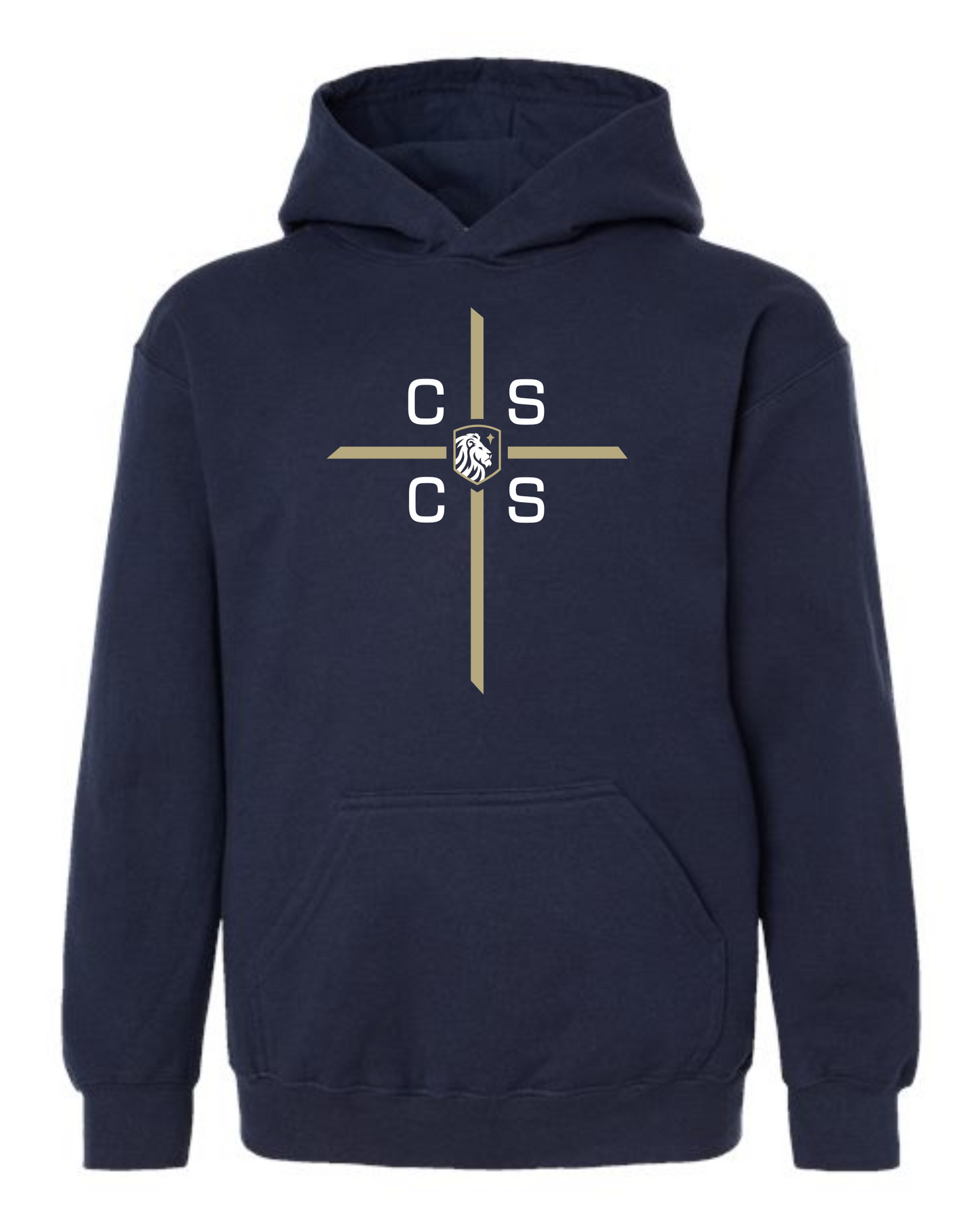 ADULT and YOUTH Sizes - Hoodies - CSCS cross logo