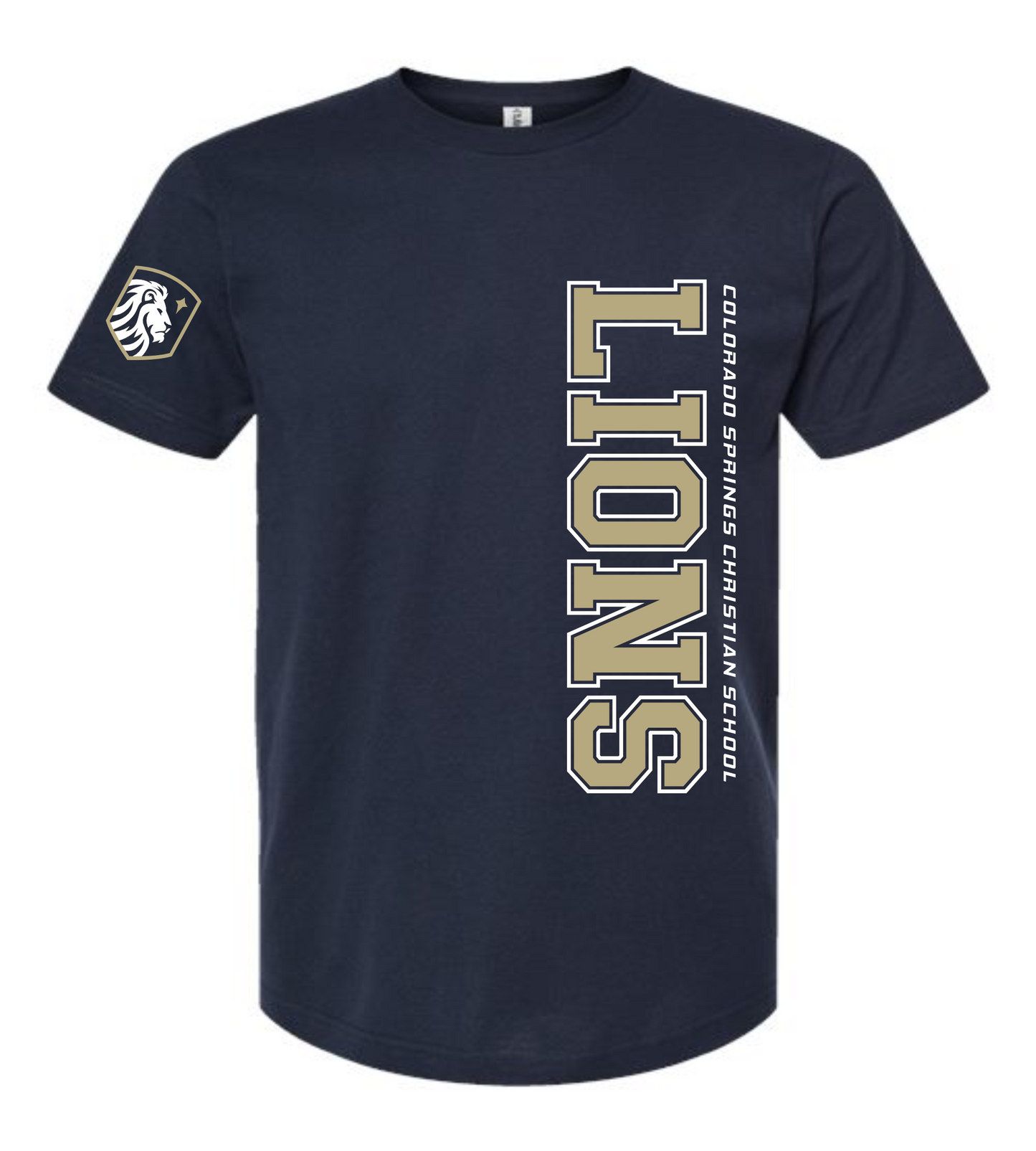 ADULT and YOUTH SIZES - Short Sleeve T-Shirt - Vertical Print