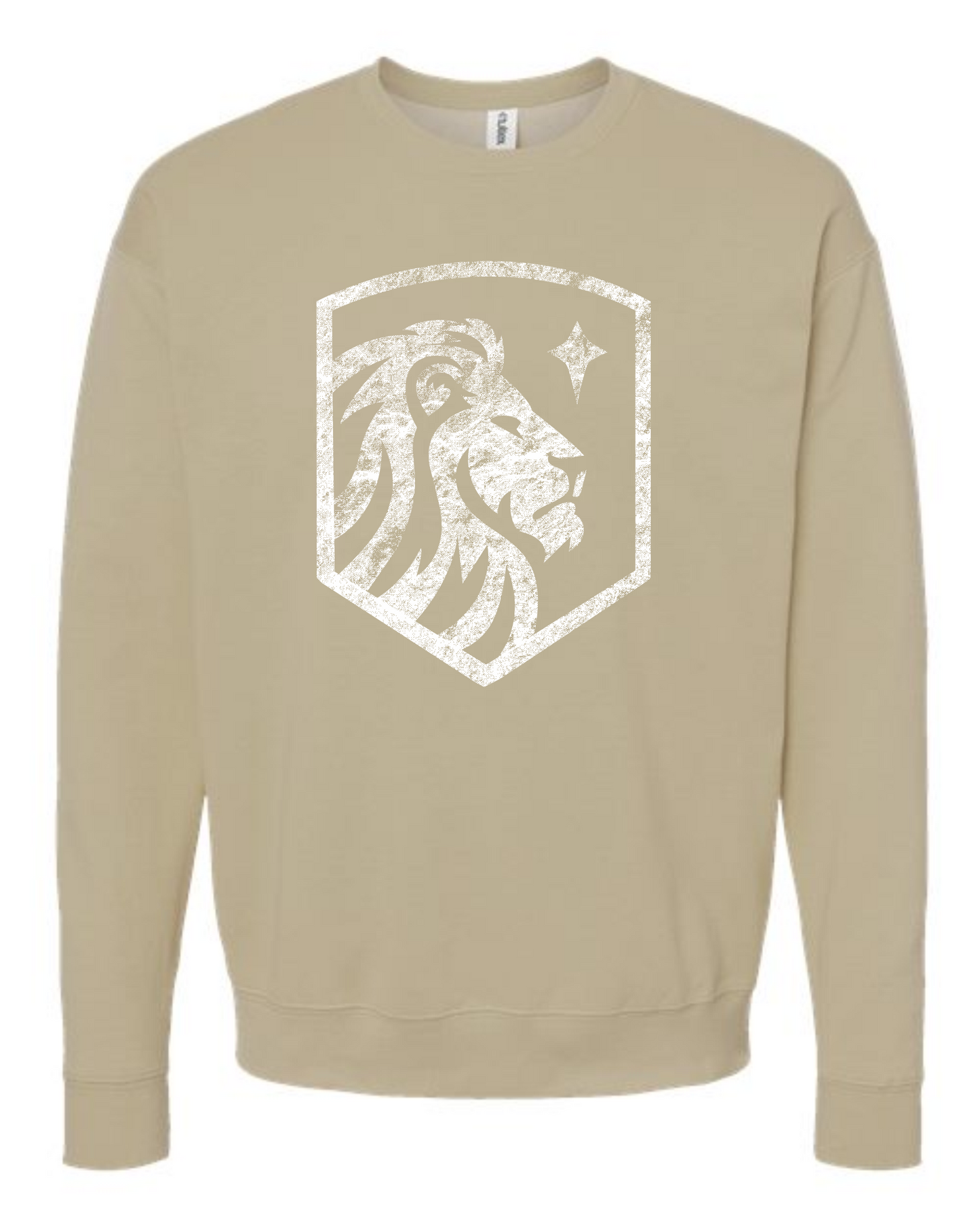 ADULT SIZES - Crewneck - Distressed Crest Print