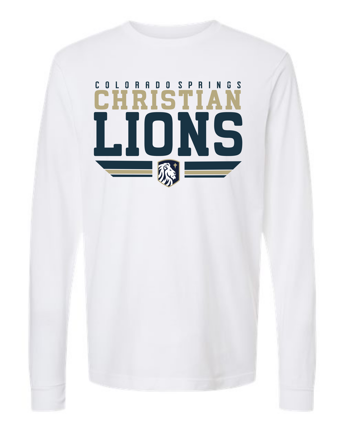 ADULT and YOUTH SIZES - Long Sleeve T-Shirt - Christian Lions