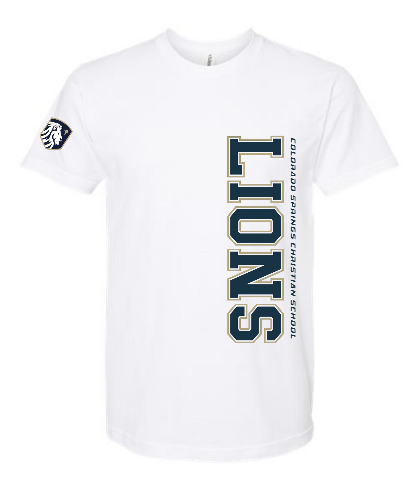 ADULT and YOUTH SIZES - Short Sleeve T-Shirt - Vertical Print
