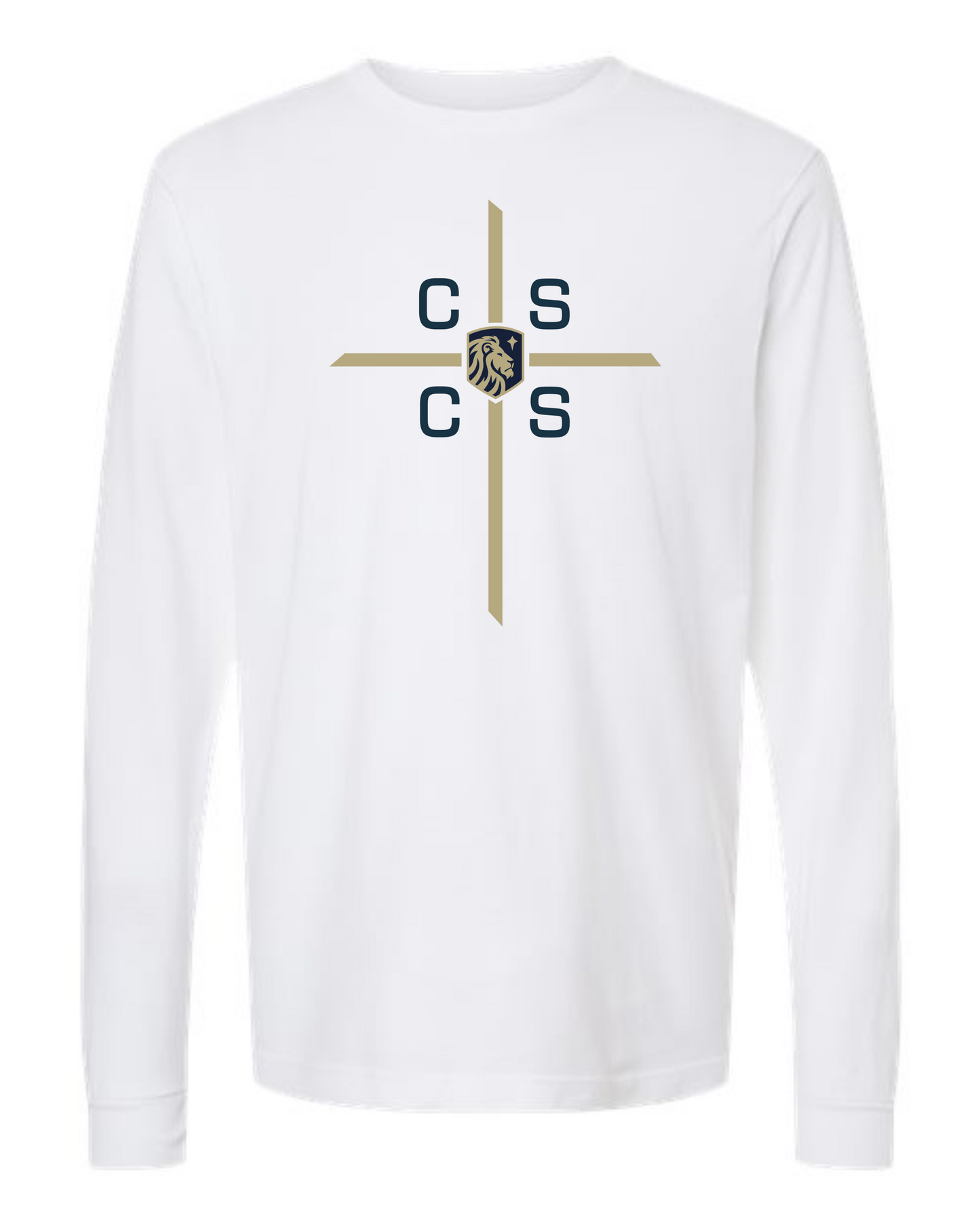 ADULT and YOUTH SIZES - Long Sleeve T - Cross