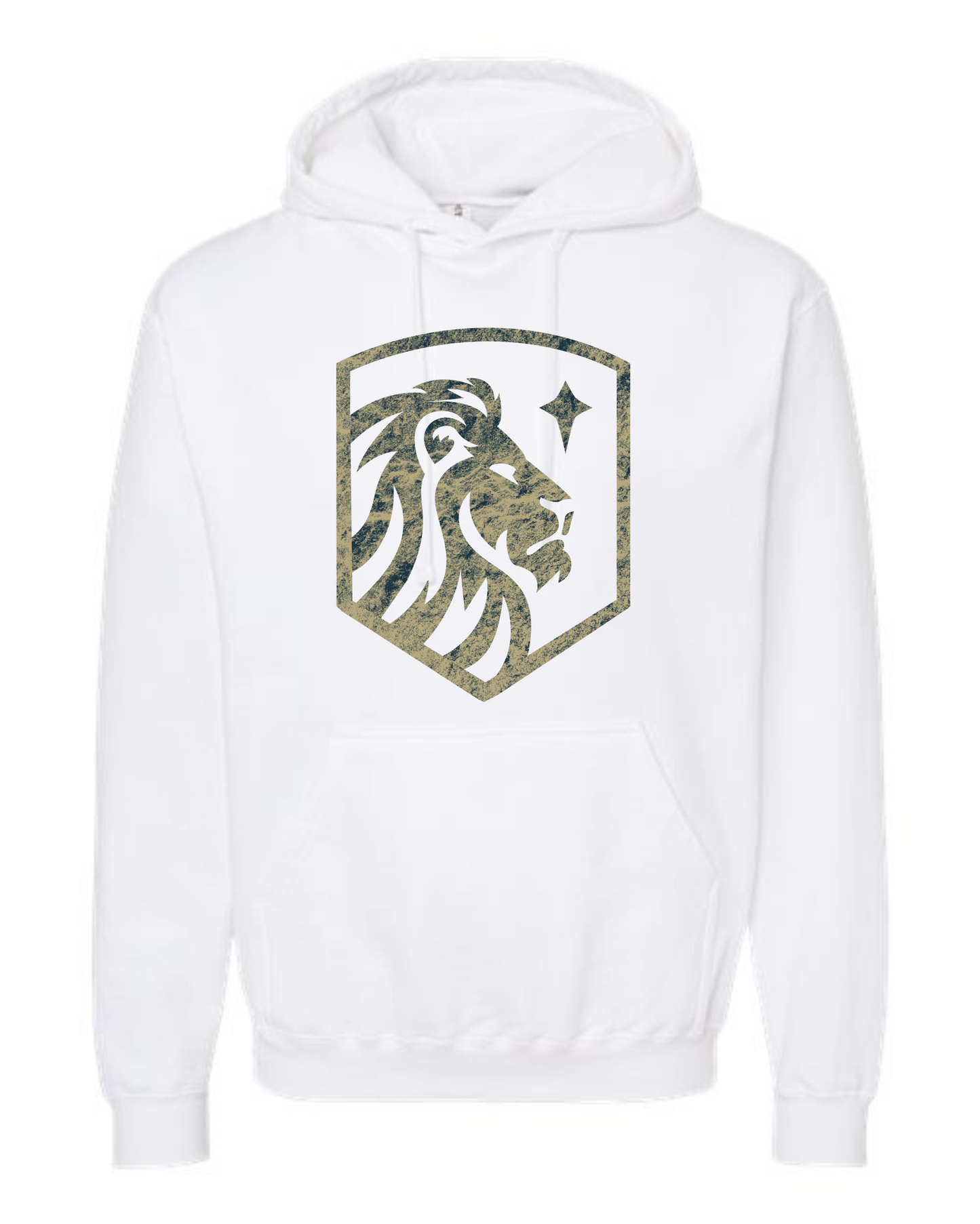 ADULT and YOUTH Sizes - Distressed Crest Hoodie