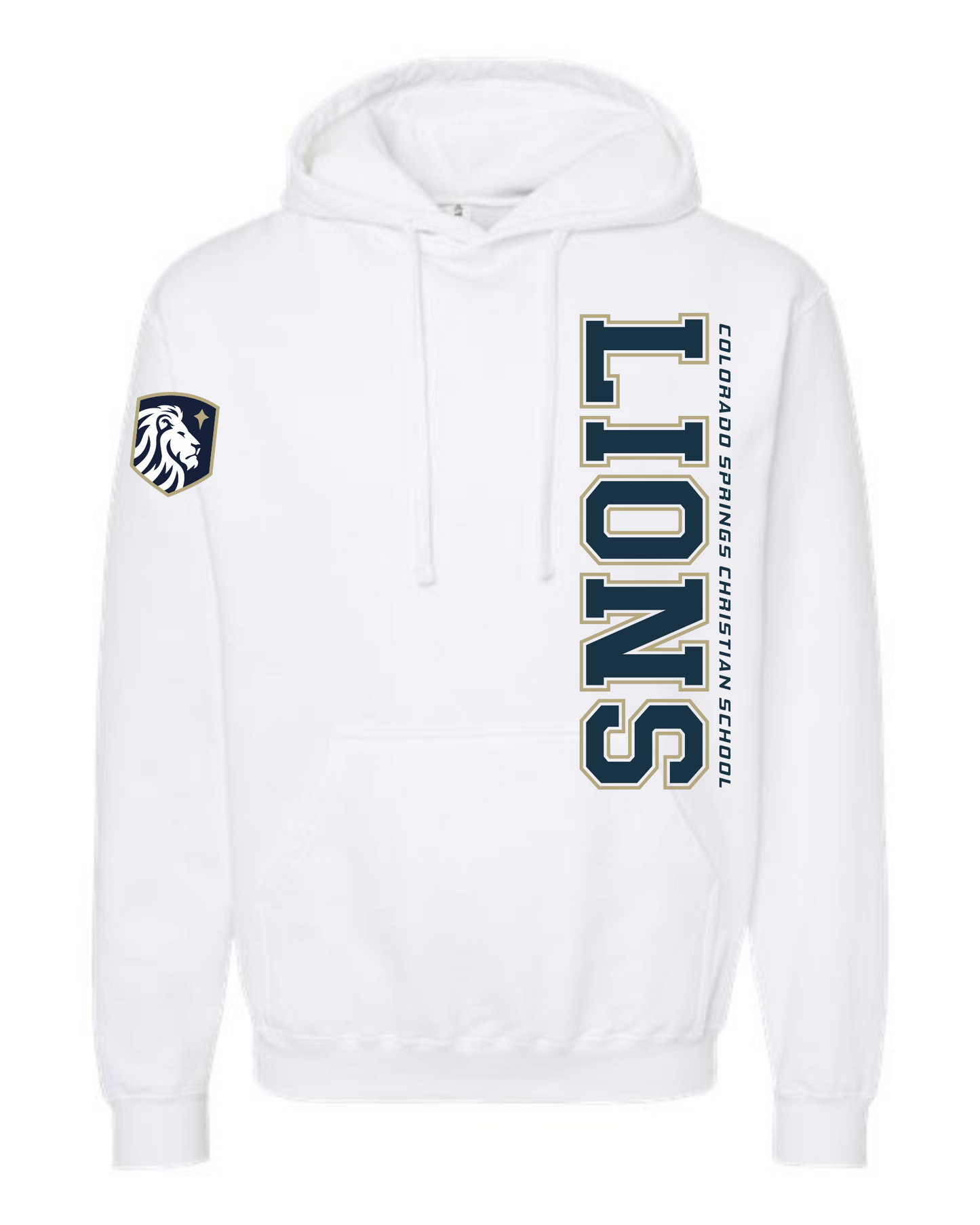 ADULT and YOUTH Sizes - Hoodies - Vertical Print